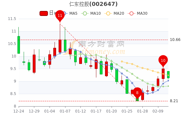 2月11日仁东控股股票行情分析