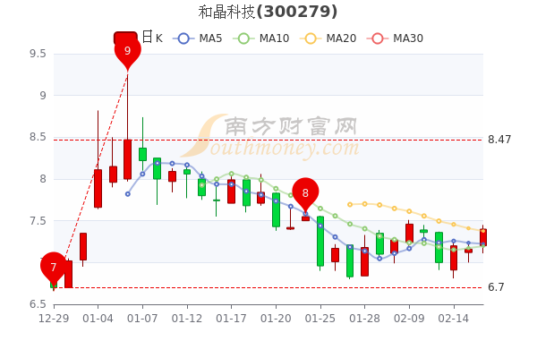 2月16日和晶科技股票市盈率是多少