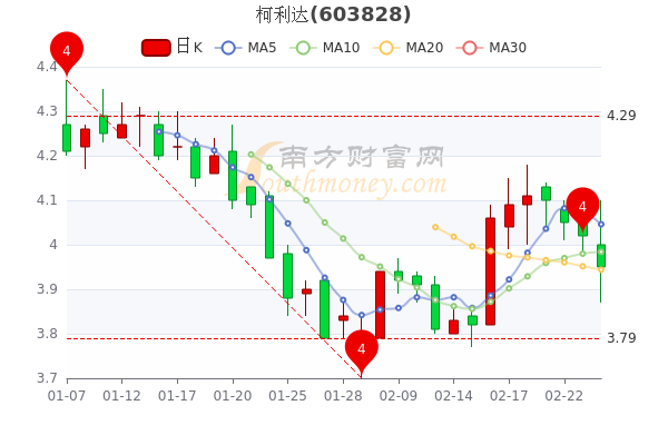 柯利达2月24日换手率达15主力净流出24893万