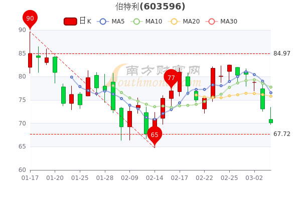 伯特利3月4日股票市盈率6204成交额达448亿