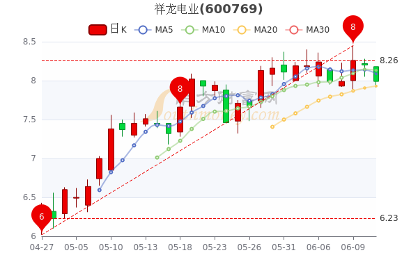 祥龙电业6月13日成交量达612万股票市盈率43189速看