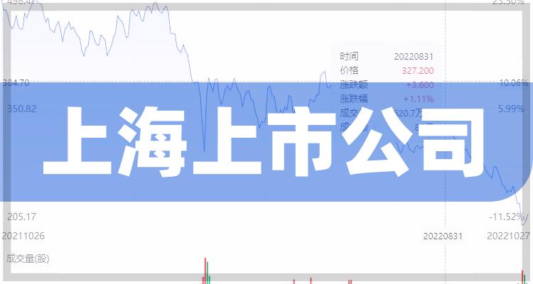 上海上市公司名单一览2022年12月01日