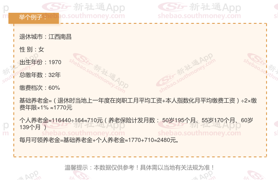 江西南昌个体户退休工资有多少？工龄32年退休金计算方式是什么？（2025-06-05） - 社保网