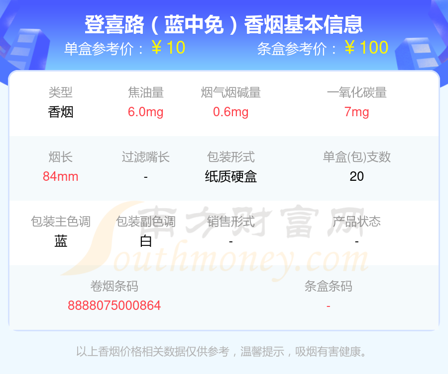 韩国登喜路香烟价格表图片