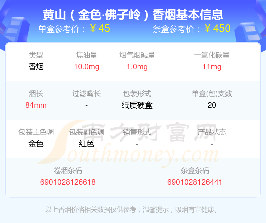 黄山石斛润香烟图片