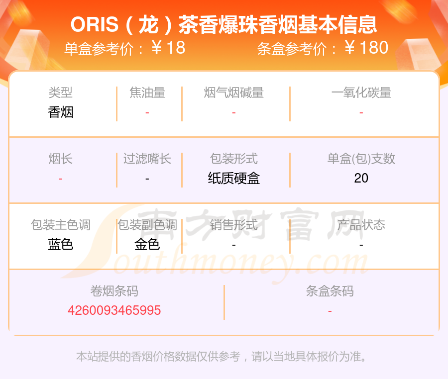 oris香烟银色图片