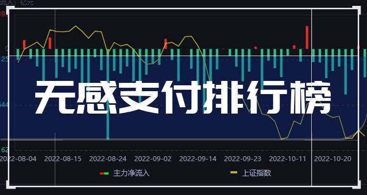 十大无感支付相关企业：每股收益排行榜一览（三季度）(附2022排名前十榜单)