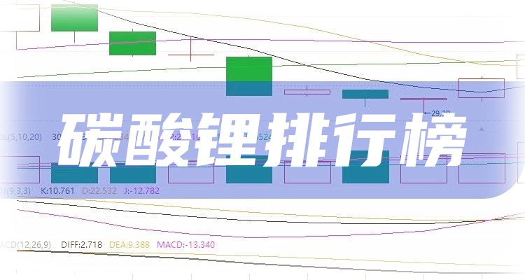 碳酸锂10大企业排行榜_市值排名前十查询（2022年7月18日）(附2022排名前十榜单)