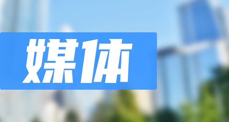 十大媒体企业：上市公司营收排行榜一览（三季度）(附2022排名前十榜单)