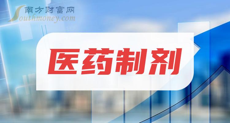 2023年醫藥製劑上市公司名單收好備用12月18日