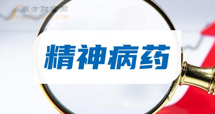 2023年精神病藥受益股名單附股收藏12月25日