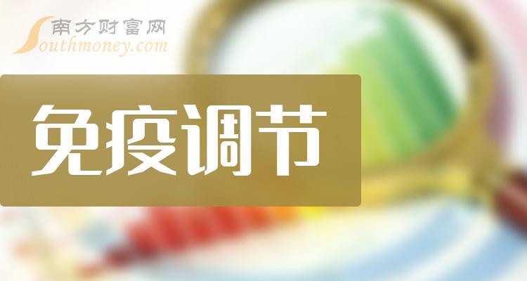 免疫調節上市公司概念股看看有你關注的嗎20231227