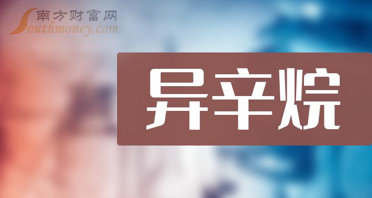 2023年異辛烷行業上市公司名錄記得收藏12月28日