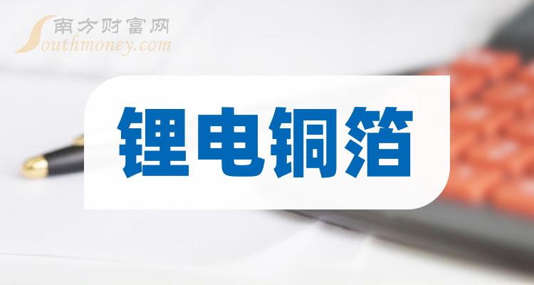 這些鋰電銅箔行業股票名單你應該知道202412