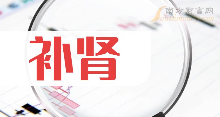 2024年和補腎相關的上市公司有這些請查收1月11日