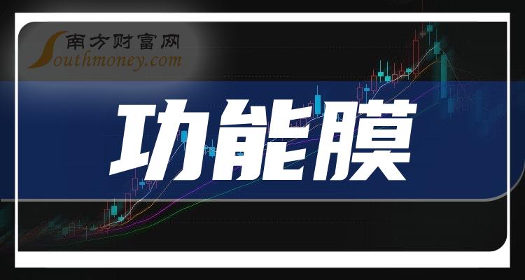 2024年功能膜概念上市公司名單請收好1月17日