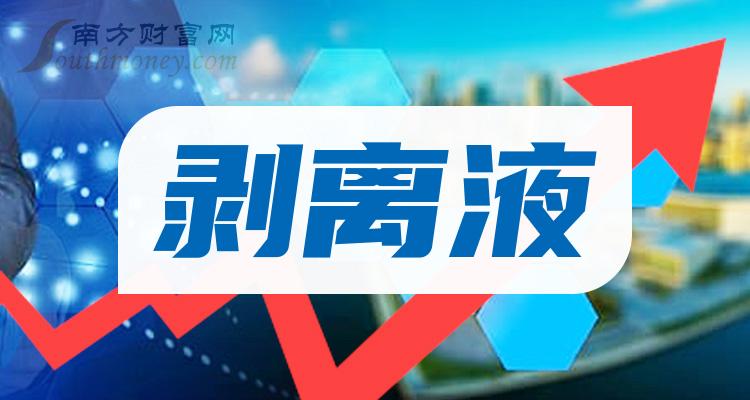 2024年剝離液股票概念受益上市公司梳理1月18日