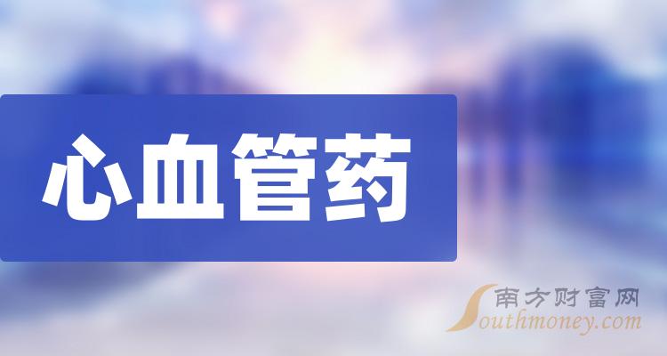 2024年心血管藥相關上市公司名單收藏待用1月31日