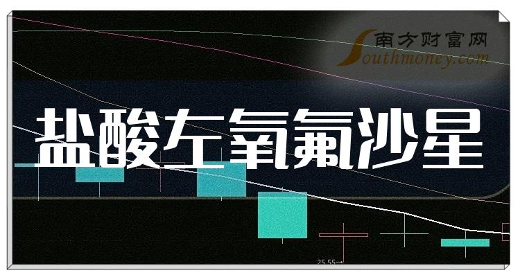 鹽酸左氧氟沙星相關概念上市公司2024年名單請收好2月1日