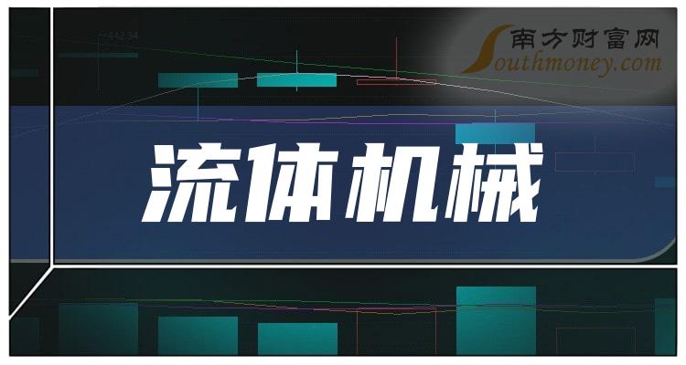 2024年流體機械概念上市公司股票名單整理彙總2月8日