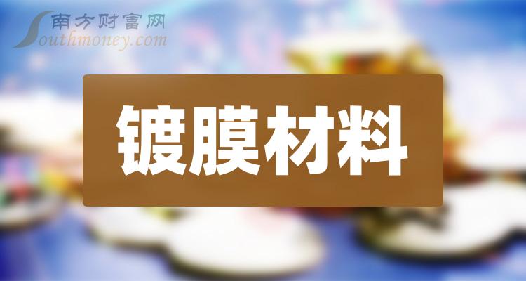 镀膜材料行业上市公司收藏再看2024314